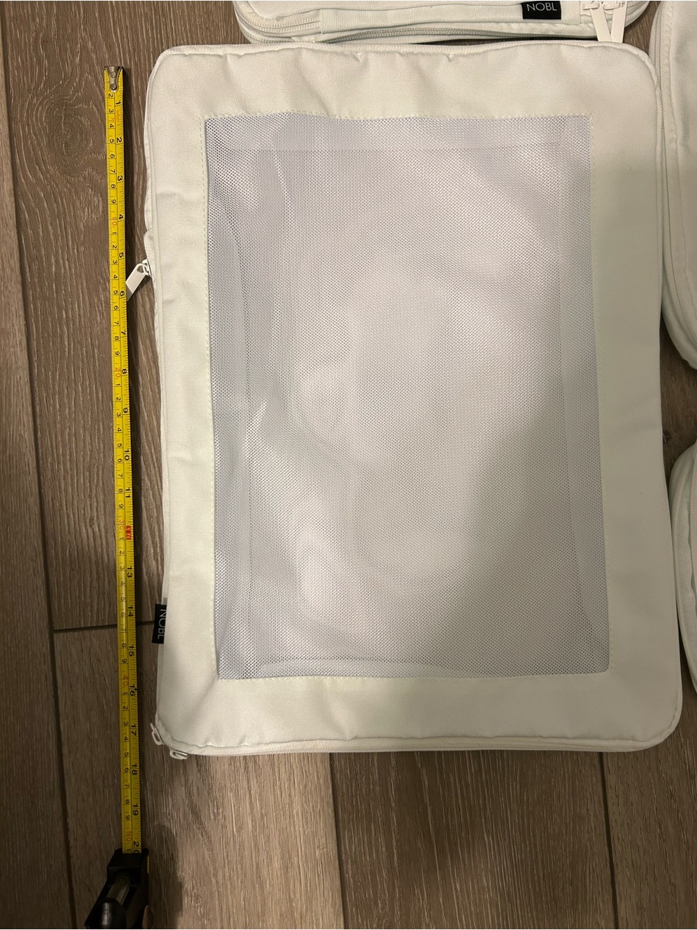 NWOT NOBL 6-Piece White Compressible Packing Cube Set for Travel & Organization - Picture 2 of 11